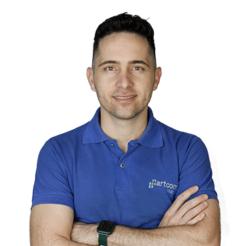 Foto de Alexandre Hebert, Encarregado Técnico da artcom vidros