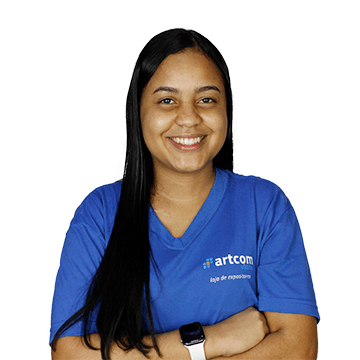 Foto de Vanessa, Relacionamento com o Cliente da artcom vidros